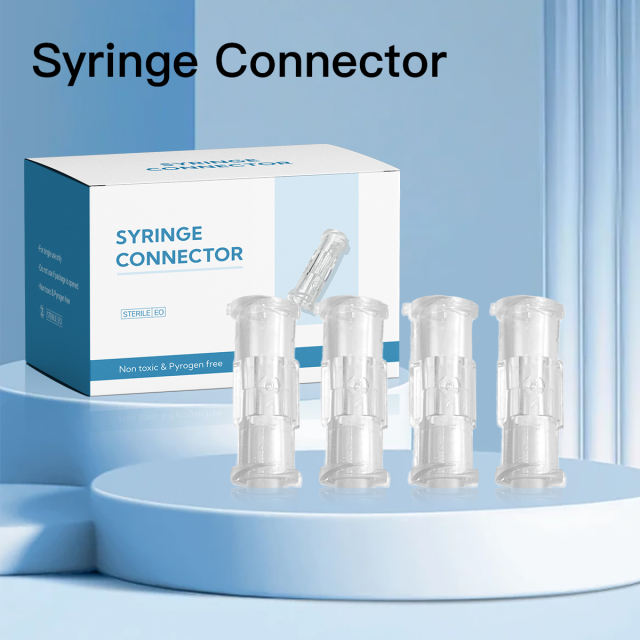 individual package PP Female female to female coupler luer syringe connector