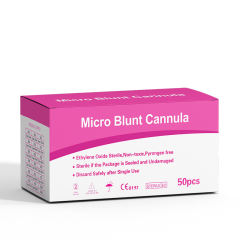 Factory micro cannula blunt