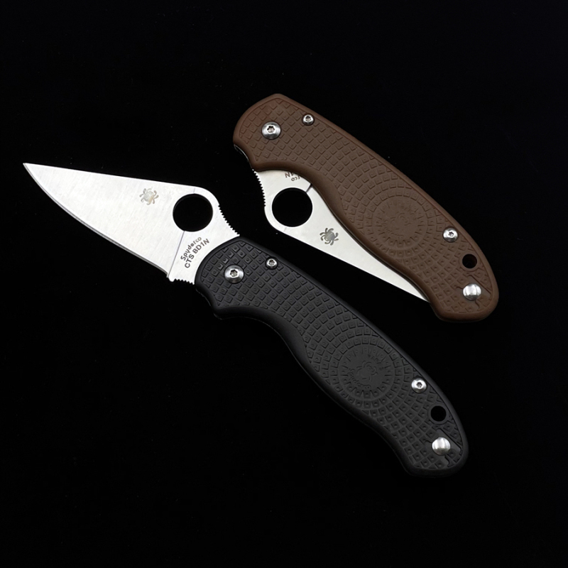 WHOLESALE !! SHIP FROM CHINA !! SPYDERCO CTS-BD1N Steel Blade FRN Handle Tactical Camping Survival Rescue Folding Pocket Knife Edc