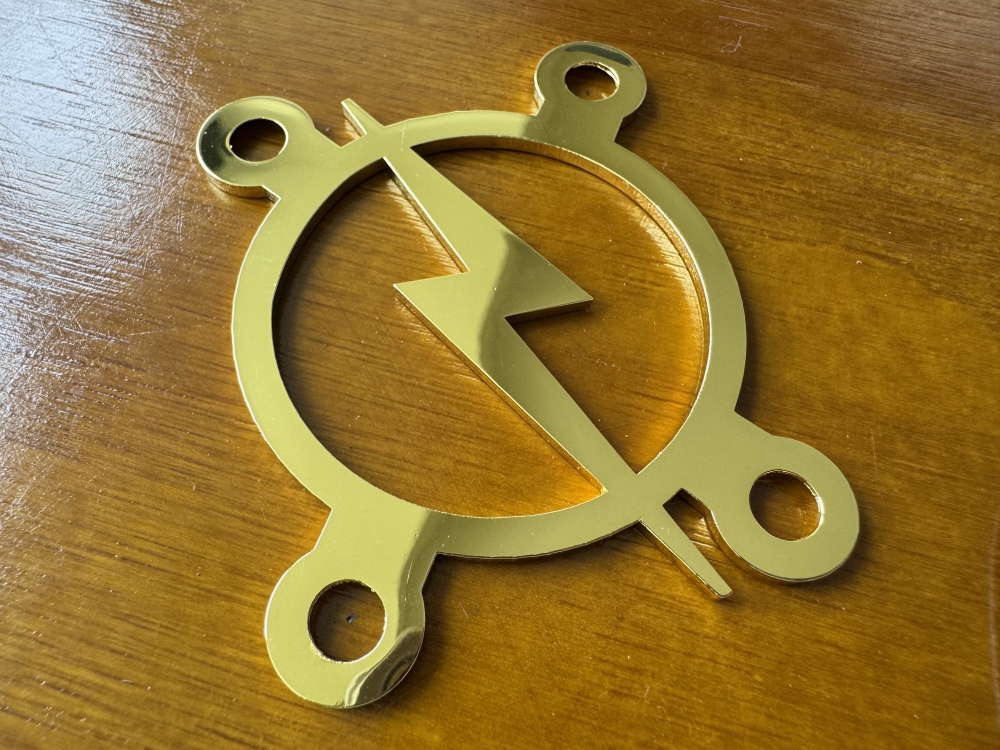 SHIP FROM CHINA !! Custom Made !! BOLT Neck Plate With 4Pcs Screws For Your Guitar or Bass - Golden & Chrome