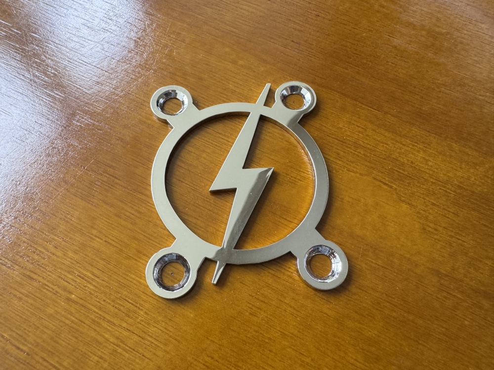 SHIP FROM CHINA !! Custom Made !! BOLT Neck Plate With 4Pcs Screws For Your Guitar or Bass - Golden & Chrome