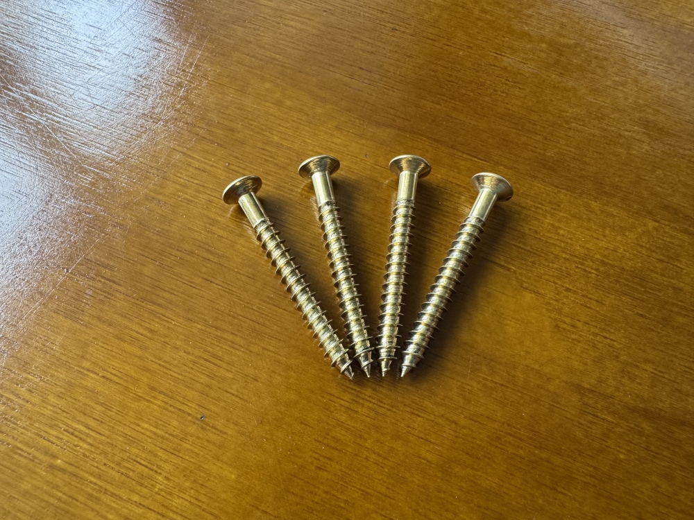 SHIP FROM CHINA !! Custom Made!! SPADE Neck Plate With 4Pcs Screws For Your Guitar or Bass - Golden & Chrome
