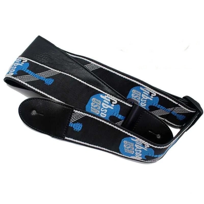 SHIP FROM CHINA !! Gibson Guitar Bass Adjustable Thickened Printed Fabric Embroidery Leather Strap