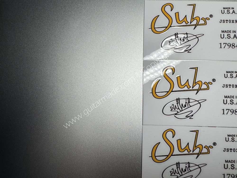 SHIP FROM CHINA !! SUHR BASS Guitar VINLY Neck Headstock Decals Sticker