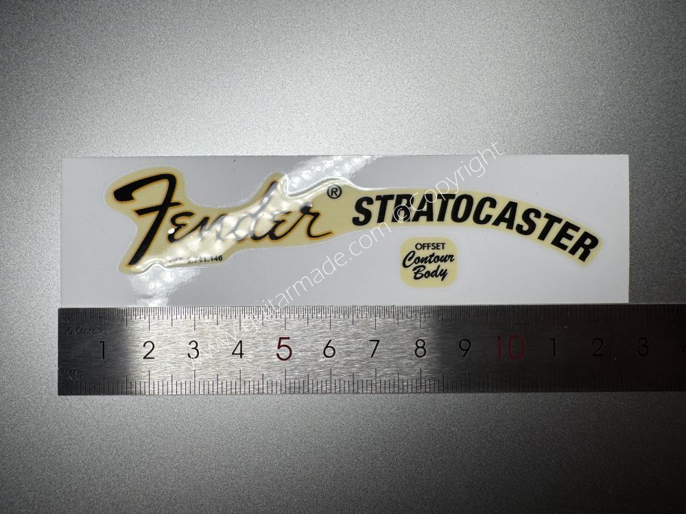SHIP FROM CHINA !! FENDER STROCASTER GUITARS BASS Guitar VINLY Neck Headstock Decals Sticker