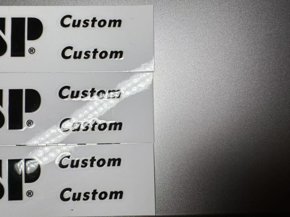 SHIP FROM CHINA !! ESP CUSTOM BASS Guitar VINLY Neck Headstock Decals Sticker
