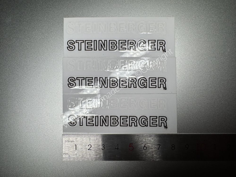 SHIP FROM CHINA !! STEINBERGER BASS Guitar VINLY Neck Headstock Decals Sticker