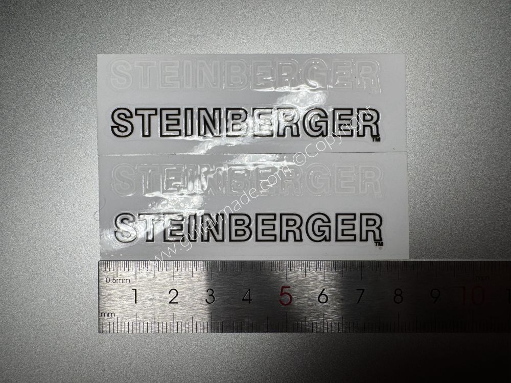 SHIP FROM CHINA !! STEINBERGER BASS Guitar VINLY Neck Headstock Decals Sticker
