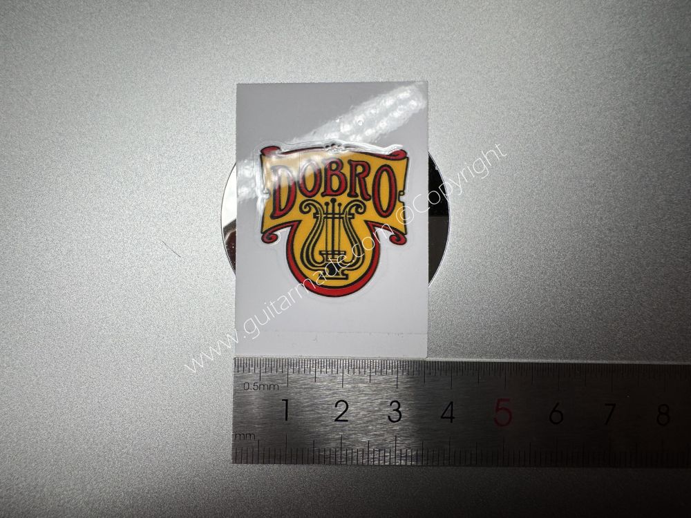SHIP FROM CHINA !! DOBRO CUSTOM BASS Guitar VINLY Neck Headstock Decals Sticker