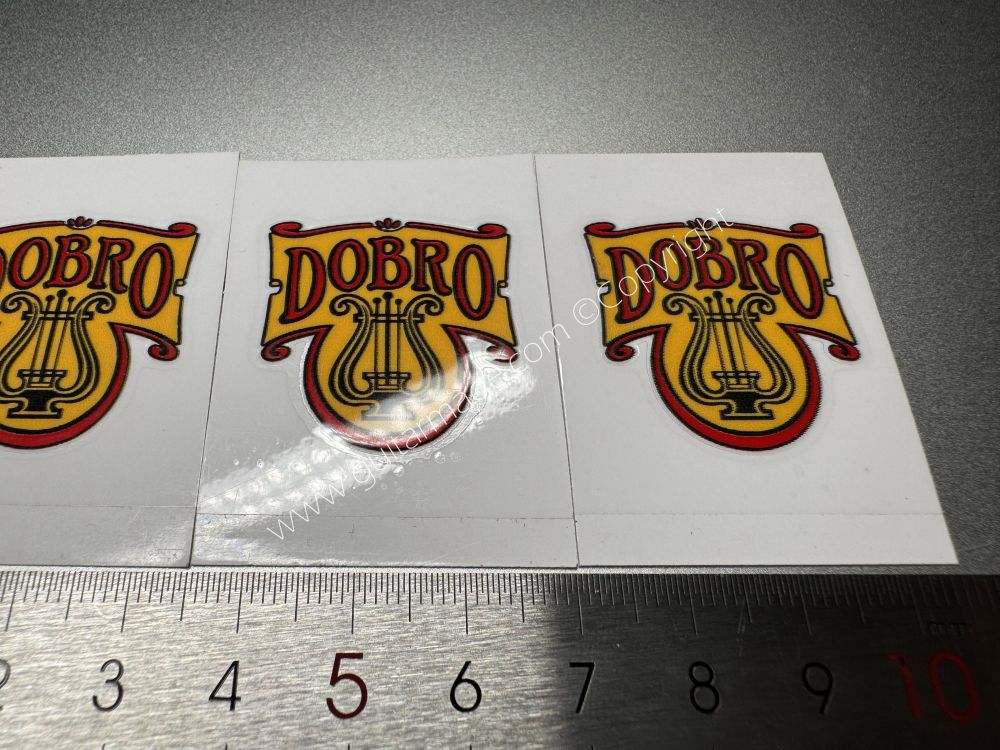 SHIP FROM CHINA !! DOBRO CUSTOM BASS Guitar VINLY Neck Headstock Decals Sticker