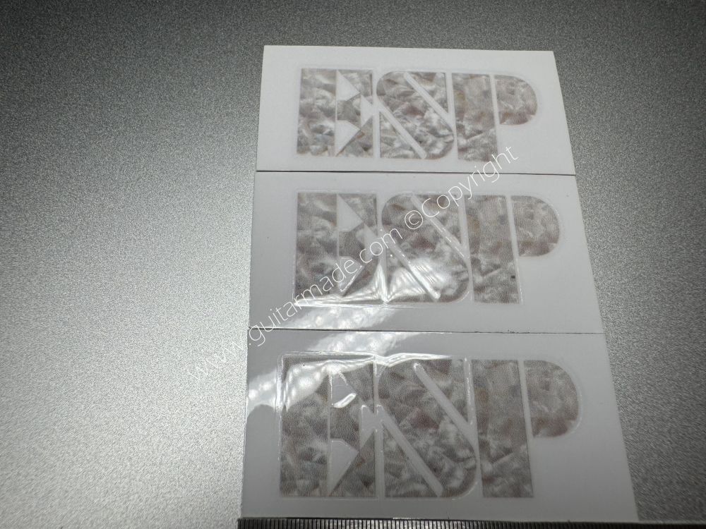 SHIP FROM CHINA !! ESP GUITARS Guitar VINLY Neck Headstock Decals Sticker