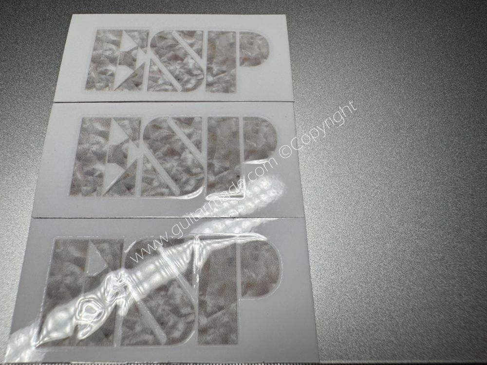 SHIP FROM CHINA !! ESP GUITARS Guitar VINLY Neck Headstock Decals Sticker