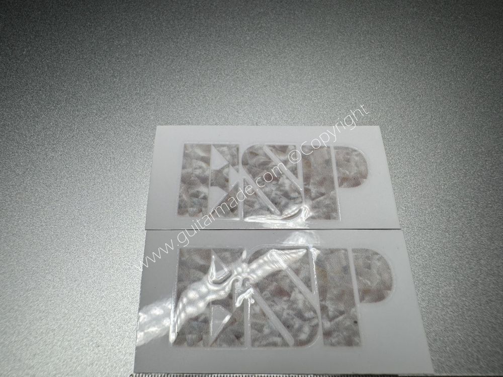 SHIP FROM CHINA !! ESP GUITARS Guitar VINLY Neck Headstock Decals Sticker