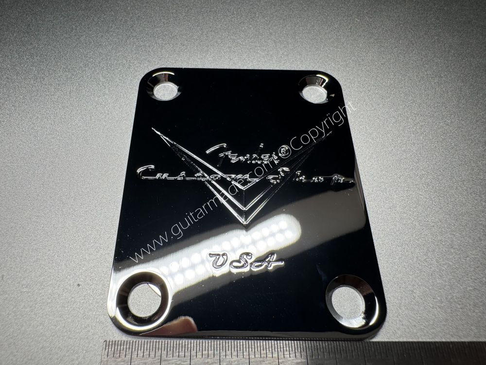 SHIP FROM CHINA !! 1Pcs Fender 60 DIAMOND ANNIVERSARY Custom Shop Neck Plates For Tele Strat Guitar Bass