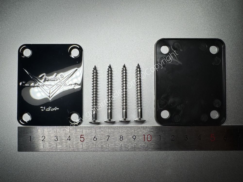 SHIP FROM CHINA !! 1Pcs Fender 60 DIAMOND ANNIVERSARY Custom Shop Neck Plates For Tele Strat Guitar Bass