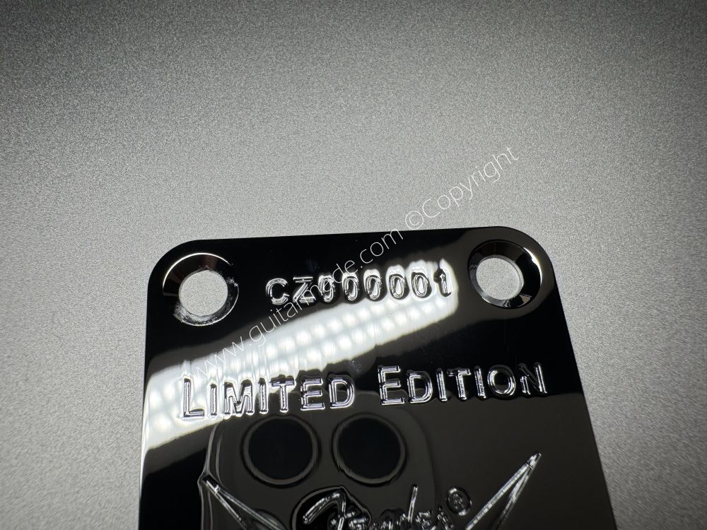 SHIP FROM CHINA !! Fender 60 DIAMOND ANNIVERSARY Custom Shop Neck Plates For Tele Strat Guitar Bass CHROME