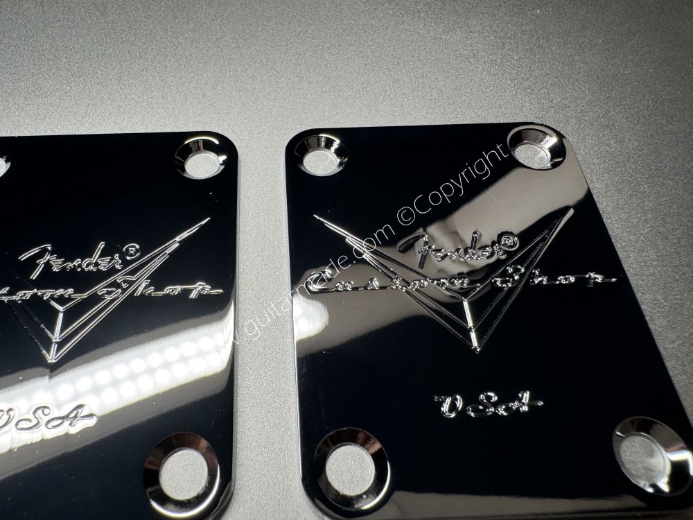 SHIP FROM CHINA !! 1Pcs Fender 60 DIAMOND ANNIVERSARY Custom Shop Neck Plates For Tele Strat Guitar Bass