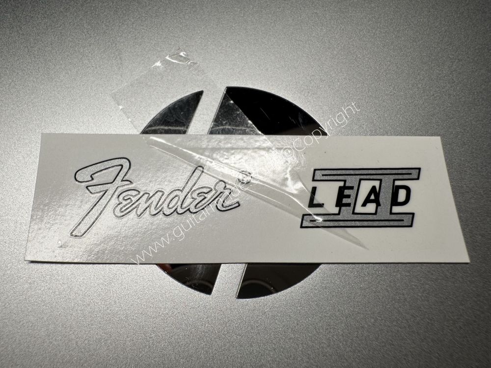 SHIP FROM CHINA !! FENDER LEAD Guitar Metallic ink Neck Headstock Decals Sticker
