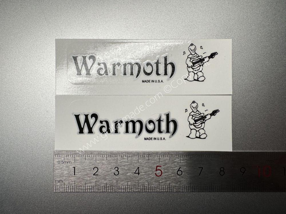 SHIP FROM CHINA !! WARMOTH Guitar Metallic ink Neck Headstock Decals Sticker