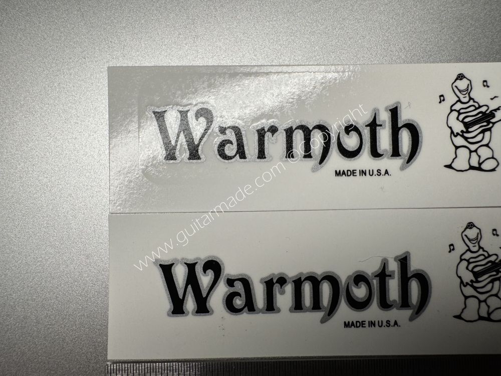 SHIP FROM CHINA !! WARMOTH Guitar Metallic ink Neck Headstock Decals Sticker