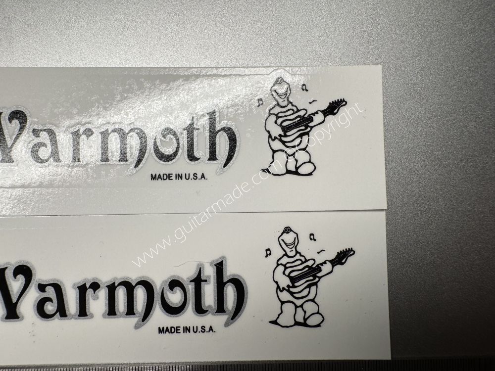 SHIP FROM CHINA !! WARMOTH Guitar Metallic ink Neck Headstock Decals Sticker