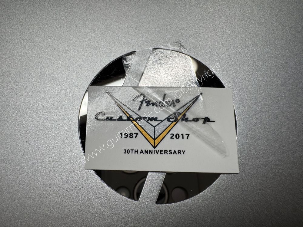 SHIP FROM CHINA !! 1987-2017 FENDER LIMITED EDITION Custom Shop V Guitar Metallic ink Neck Headstock Decals Sticker