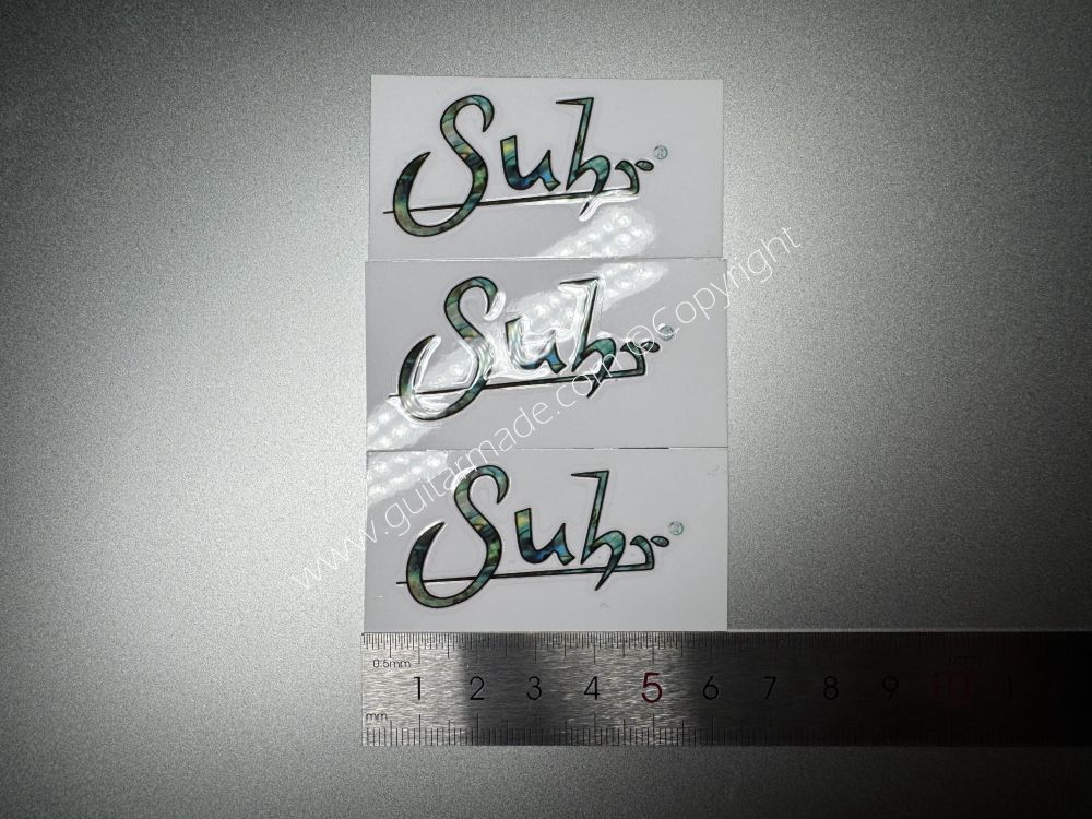 SHIP FROM CHINA !! SUHR GUITARS Guitar VINLY Neck Headstock Decals Sticker
