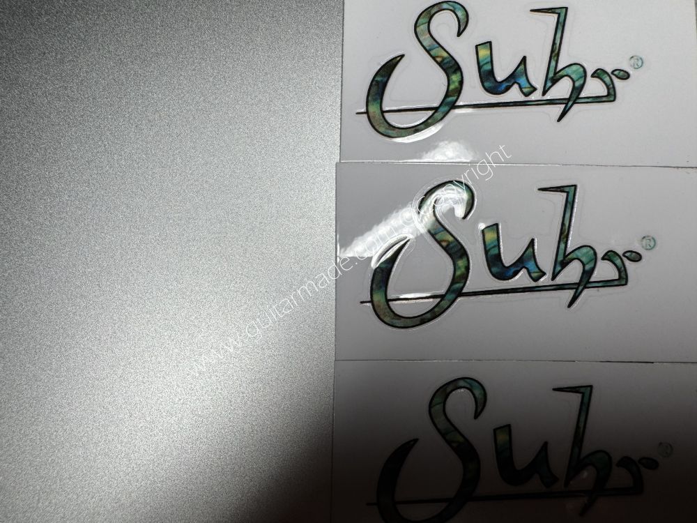 SHIP FROM CHINA !! SUHR GUITARS Guitar VINLY Neck Headstock Decals Sticker
