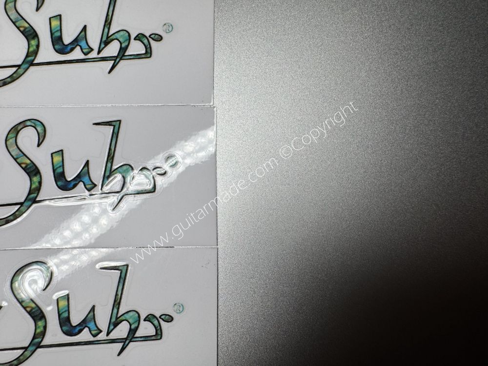 SHIP FROM CHINA !! SUHR GUITARS Guitar VINLY Neck Headstock Decals Sticker