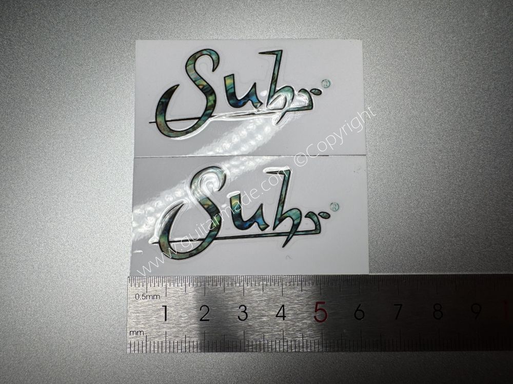 SHIP FROM CHINA !! SUHR GUITARS Guitar VINLY Neck Headstock Decals Sticker