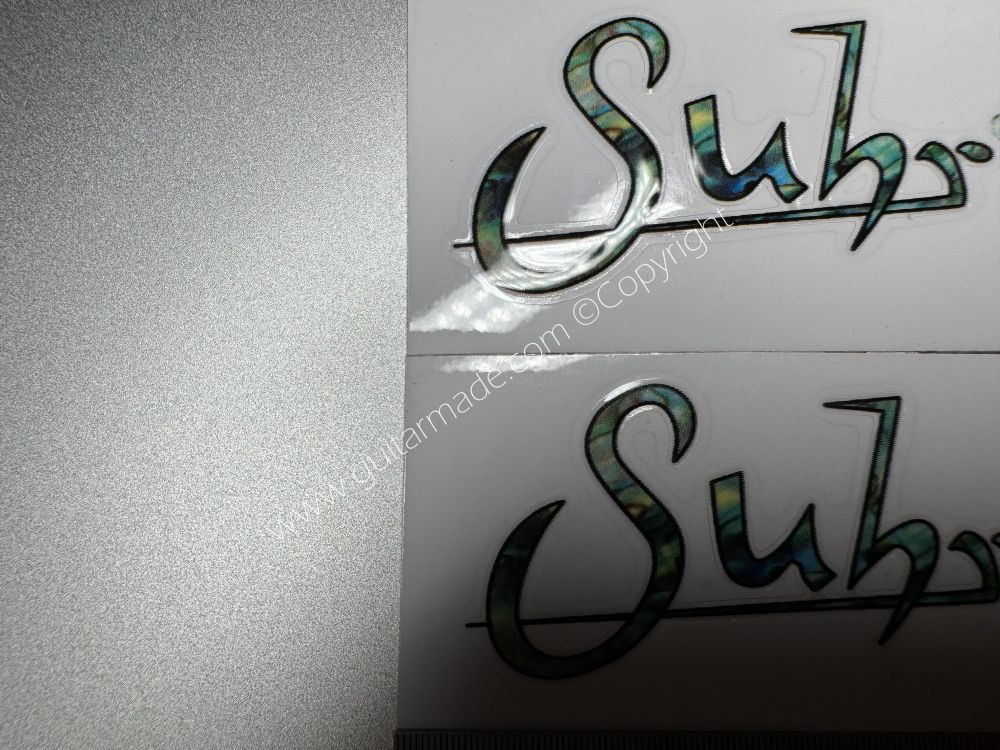 SHIP FROM CHINA !! SUHR GUITARS Guitar VINLY Neck Headstock Decals Sticker
