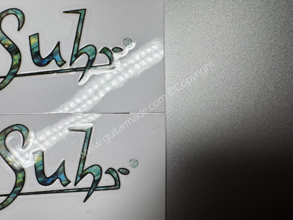 SHIP FROM CHINA !! SUHR GUITARS Guitar VINLY Neck Headstock Decals Sticker