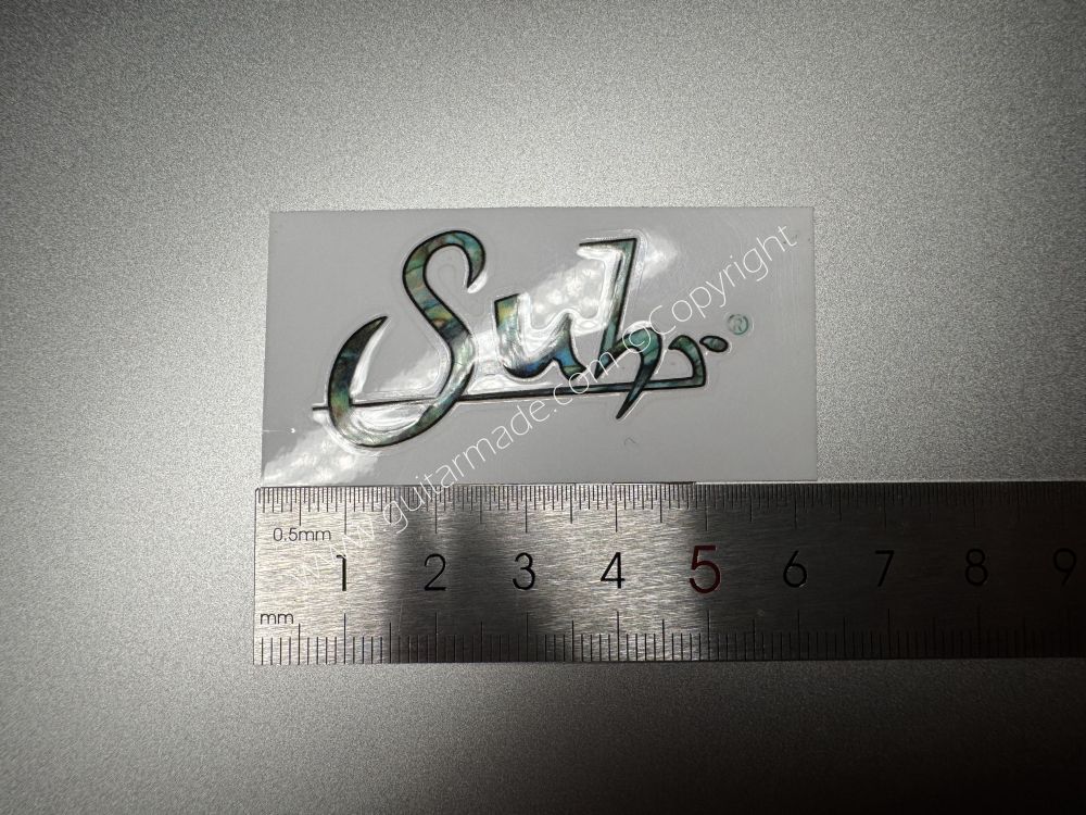 SHIP FROM CHINA !! SUHR GUITARS Guitar VINLY Neck Headstock Decals Sticker