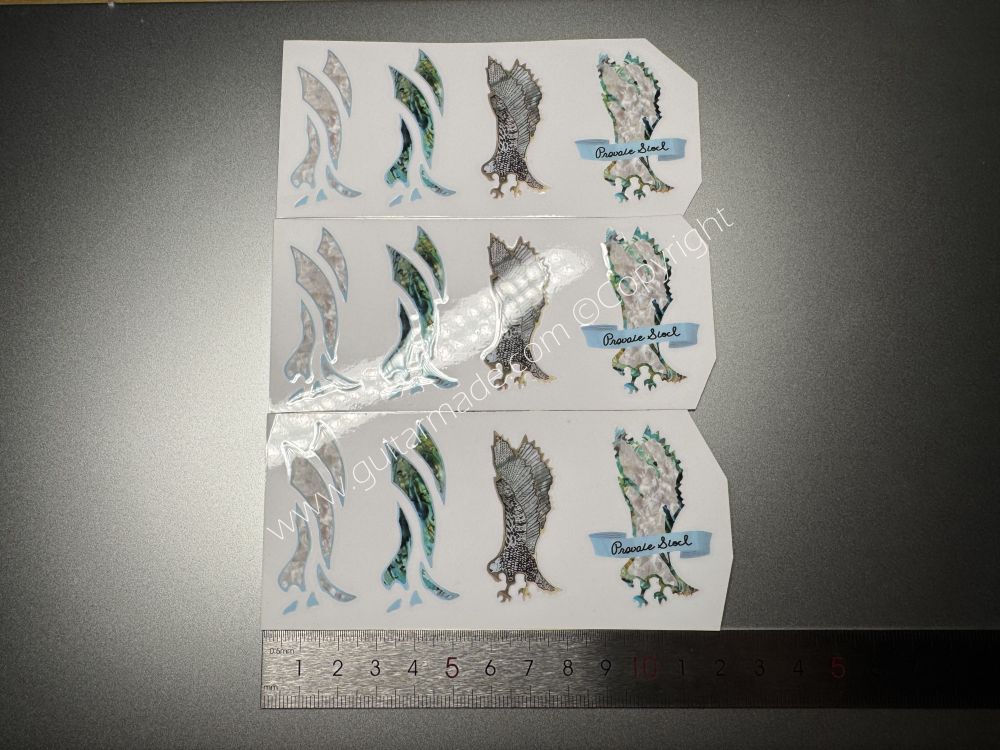 SHIP FROM CHINA !! PRS PAUL REED SMITH BASS Guitar VINLY Neck Headstock Decals Sticker