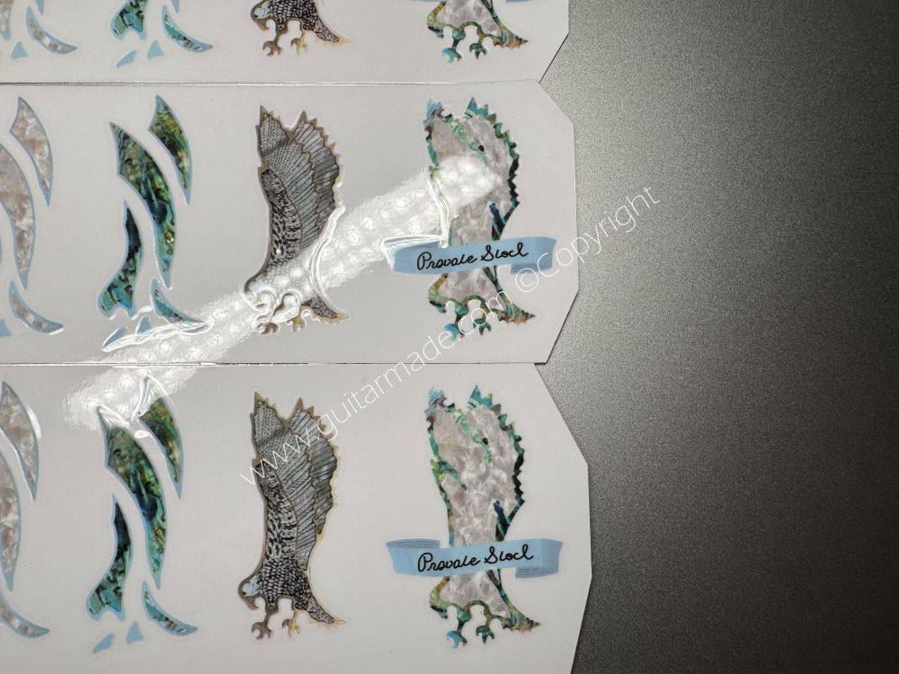 SHIP FROM CHINA !! PRS PAUL REED SMITH BASS Guitar VINLY Neck Headstock Decals Sticker