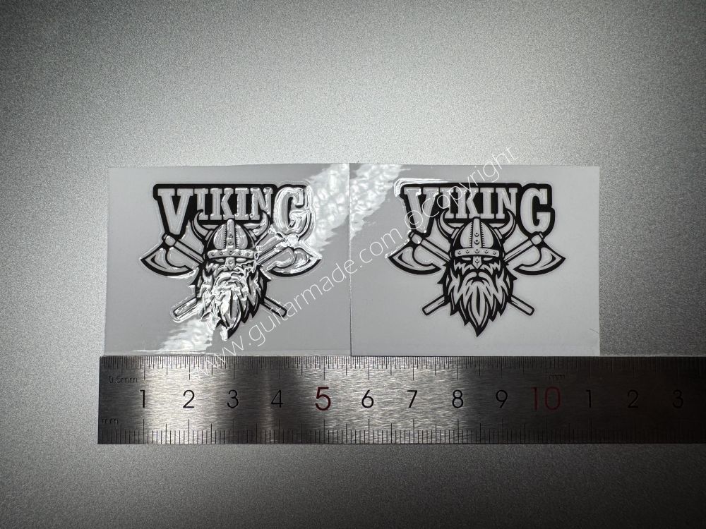 SHIP FROM CHINA !! VIKING VINLY Neck Headstock Decals Sticker FIT FOR GUITARS BASS