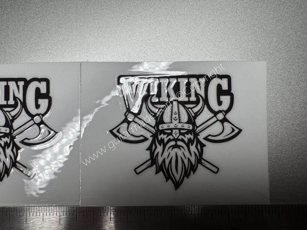SHIP FROM CHINA !! VIKING VINLY Neck Headstock Decals Sticker FIT FOR GUITARS BASS