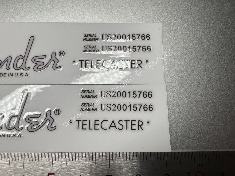 SHIP FROM CHINA !! FENDER TELECASTER MADE IN USA GUITARS Guitar VINLY Neck Headstock Decals Sticker