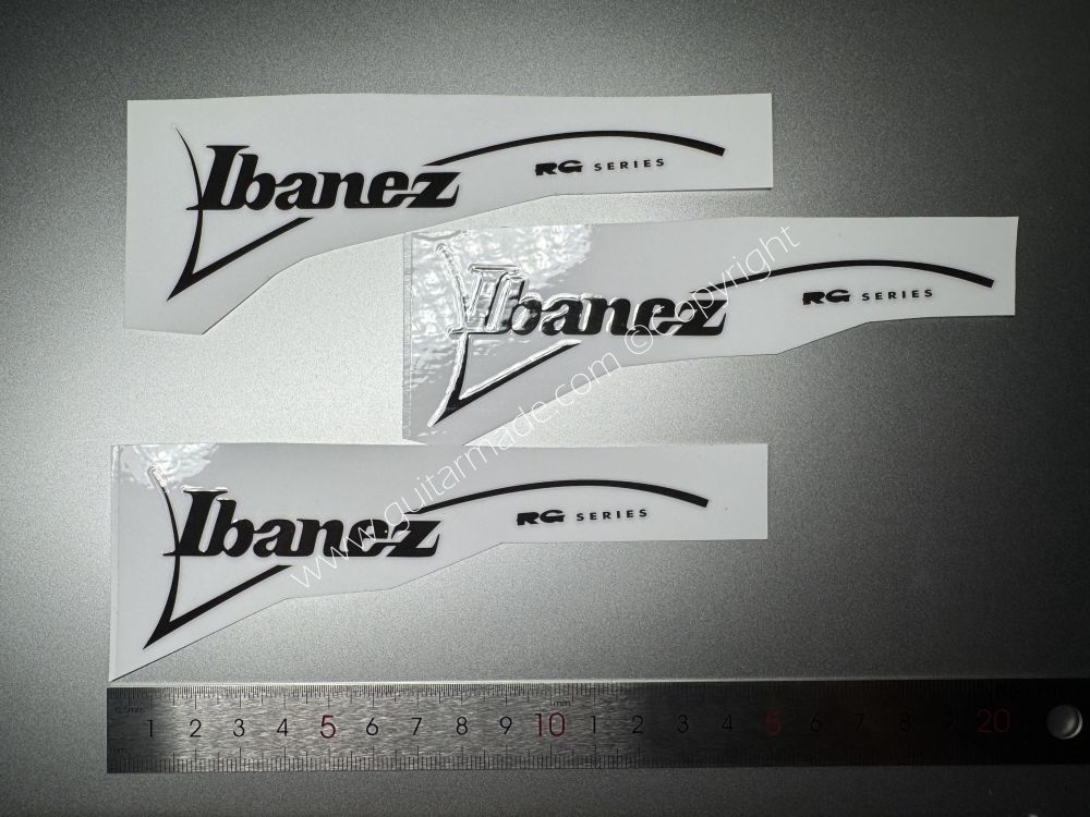 SHIP FROM CHINA !! LBANEZ BASS GUITARS Guitar VINLY Neck Headstock Decals Sticker