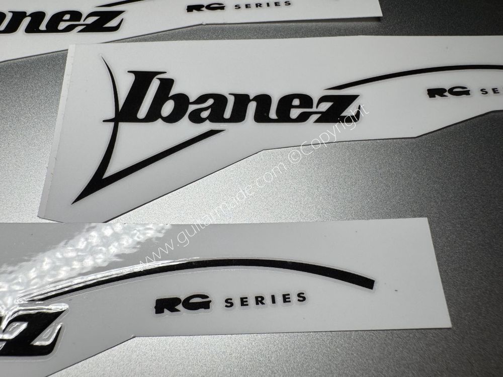 SHIP FROM CHINA !! LBANEZ BASS GUITARS Guitar VINLY Neck Headstock Decals Sticker