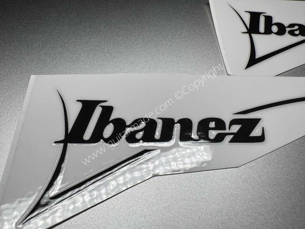SHIP FROM CHINA !! LBANEZ BASS GUITARS Guitar VINLY Neck Headstock Decals Sticker