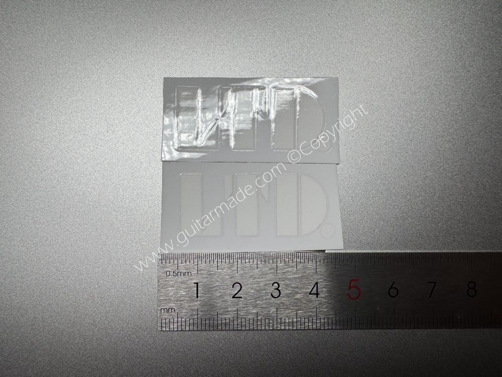 SHIP FROM CHINA !! WHITE CLASSIC LTD GUITARS Guitar VINLY Neck Headstock Decals Sticker