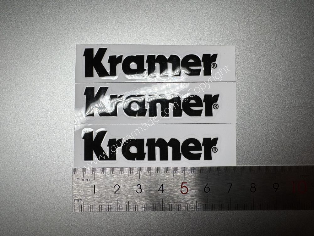 SHIP FROM CHINA !! BLACK KRAMER GUITARS Guitar VINLY Neck Headstock Decals Stickers