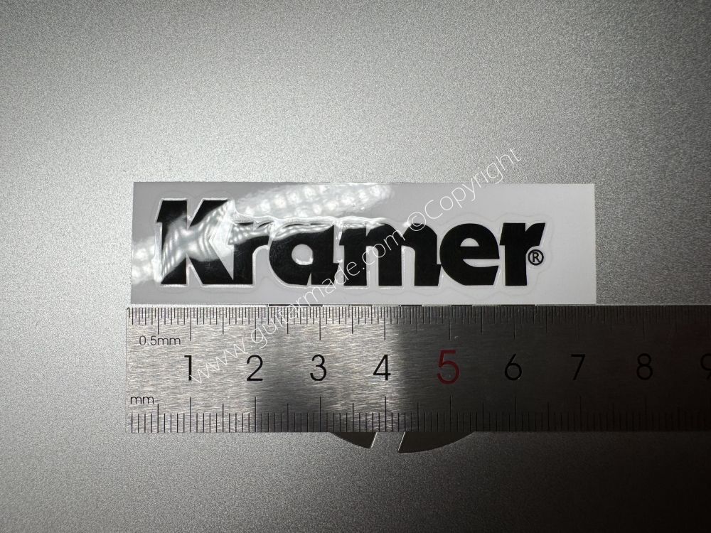 SHIP FROM CHINA !! BLACK KRAMER GUITARS Guitar VINLY Neck Headstock Decals Stickers