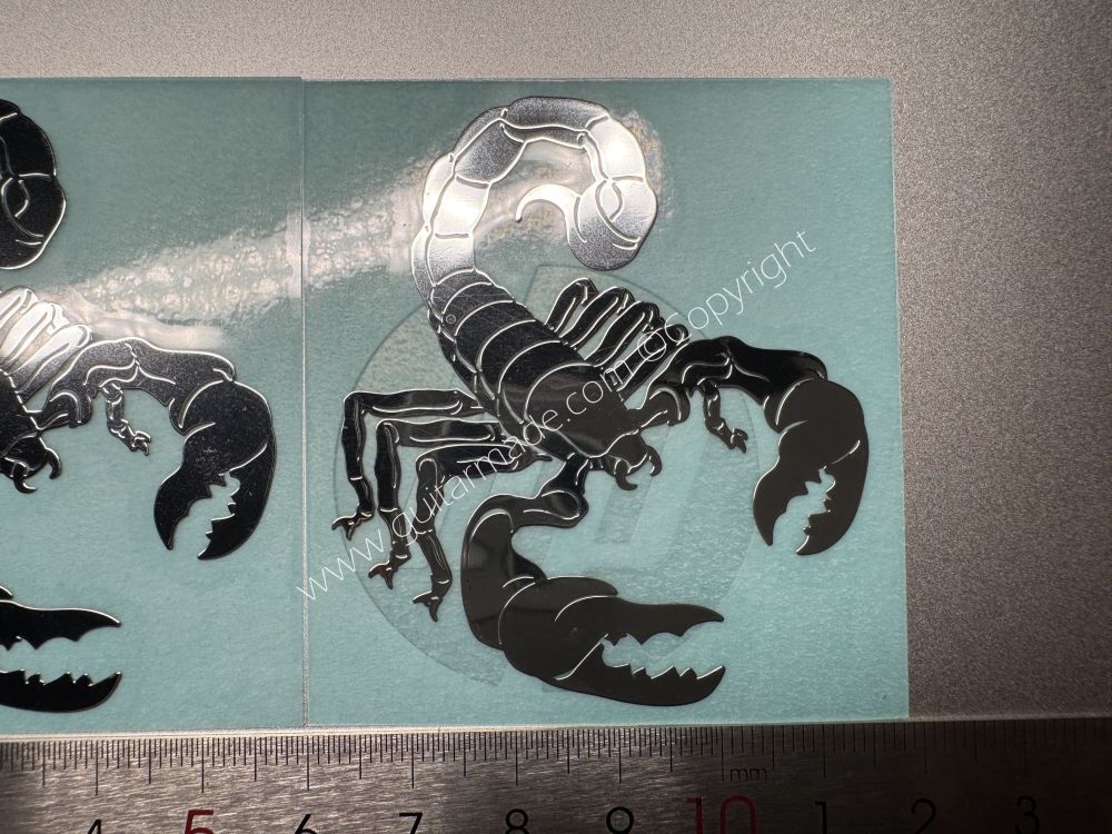 SHIP FROM CHINA !! Scorpion Metal Stickers Fit For GUITARS BASS Guitar Neck Headstock