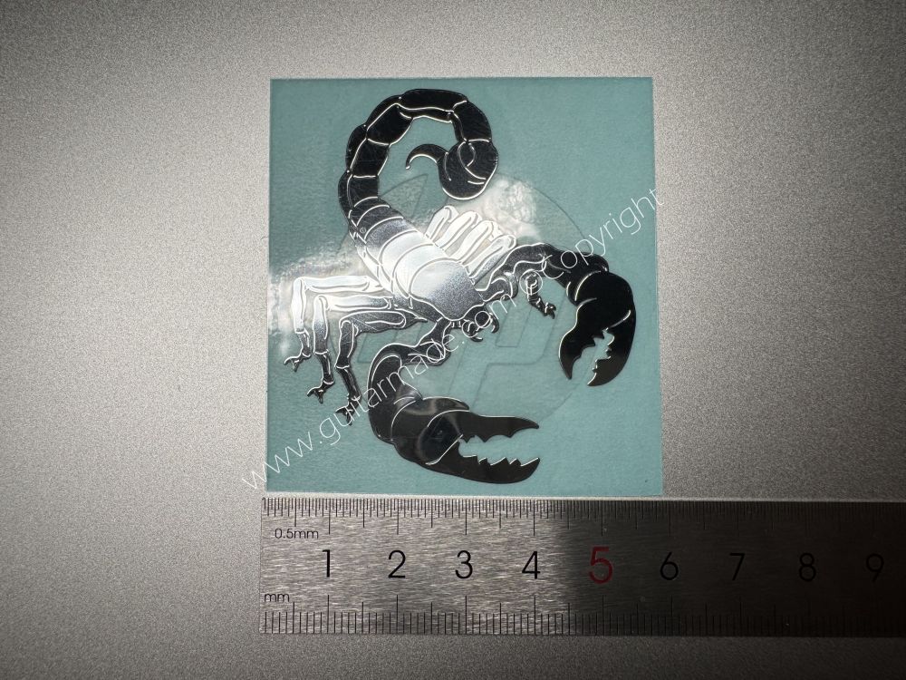 SHIP FROM CHINA !! Scorpion Metal Stickers Fit For GUITARS BASS Guitar Neck Headstock