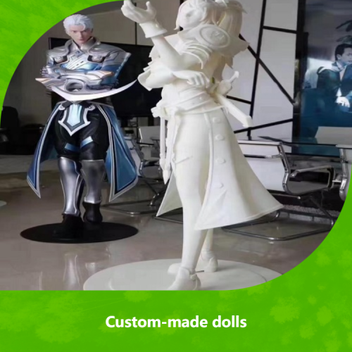 Resin doll.
