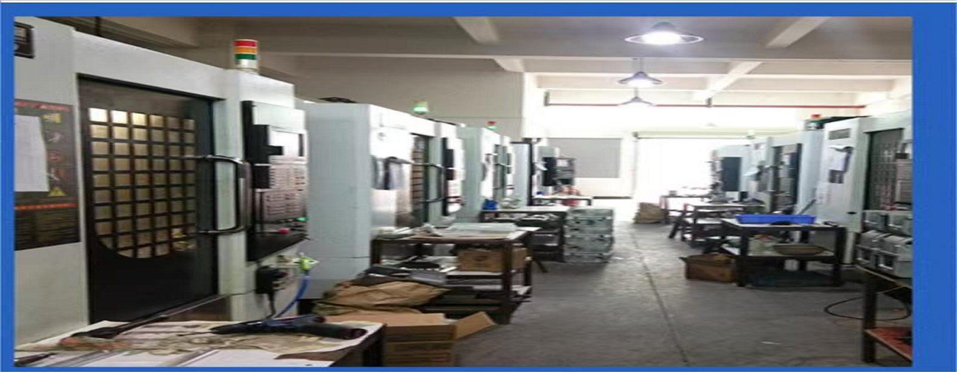 CNC machining workshop