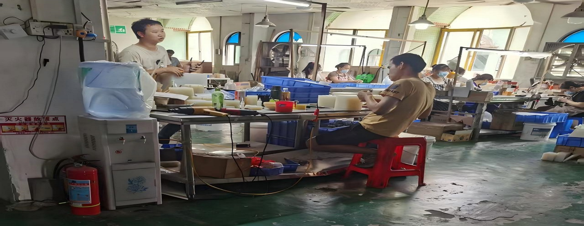 A corner of the production workshop