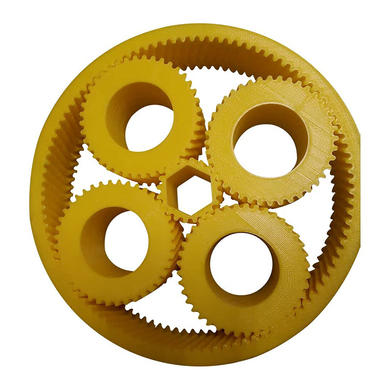 Various decorative items and components printed using FDM (Fused Deposition Modeling).